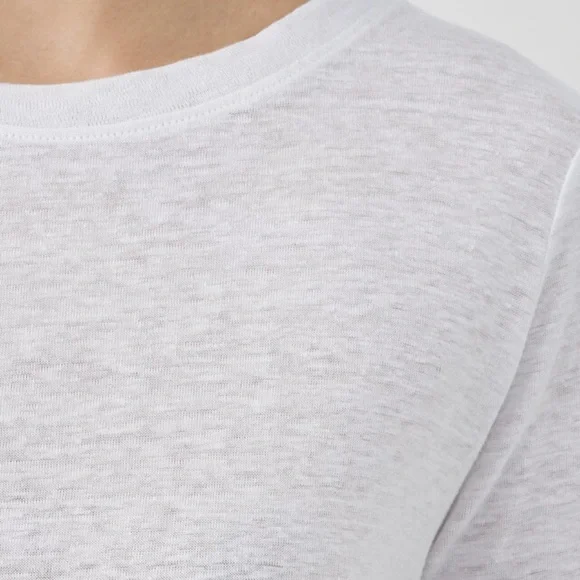 Eileen Fisher 100% Organic Linen  Jersey Crew Neck Size XS - Picture 4 of 9